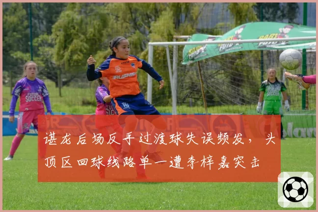 谌龙后场反手过渡球失误频发，头顶区回球线路单一遭李梓嘉突击