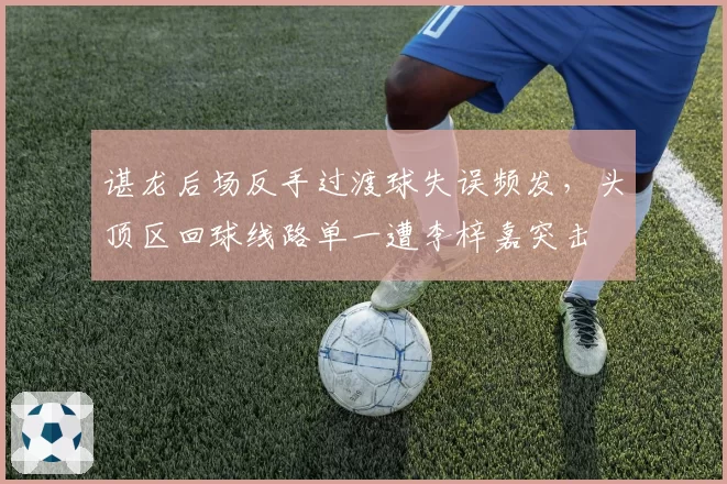 谌龙后场反手过渡球失误频发，头顶区回球线路单一遭李梓嘉突击